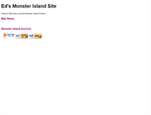 Tablet Screenshot of monster.edwebb.net